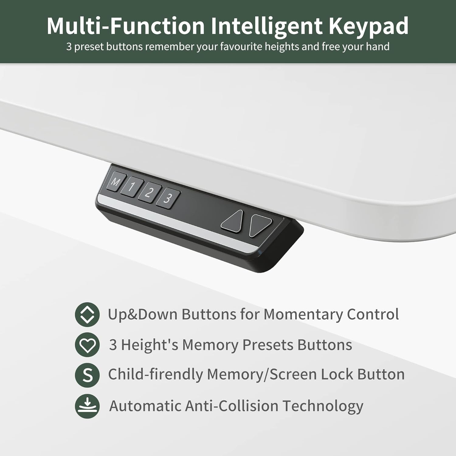 63" Triple Motor L Shaped Standing Desk with 3 Drawers, 330LBS Electric Standing Gaming Office Desk L Shape, Pure White