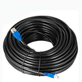 Cat5E Outdoor Waterproof Ethernet Cable with 24AWG RJ45 Plugs 350Mhz Direct Burial Network Internet Cable for Data LAN Routers Modems Black 250 Ft 1 Pack